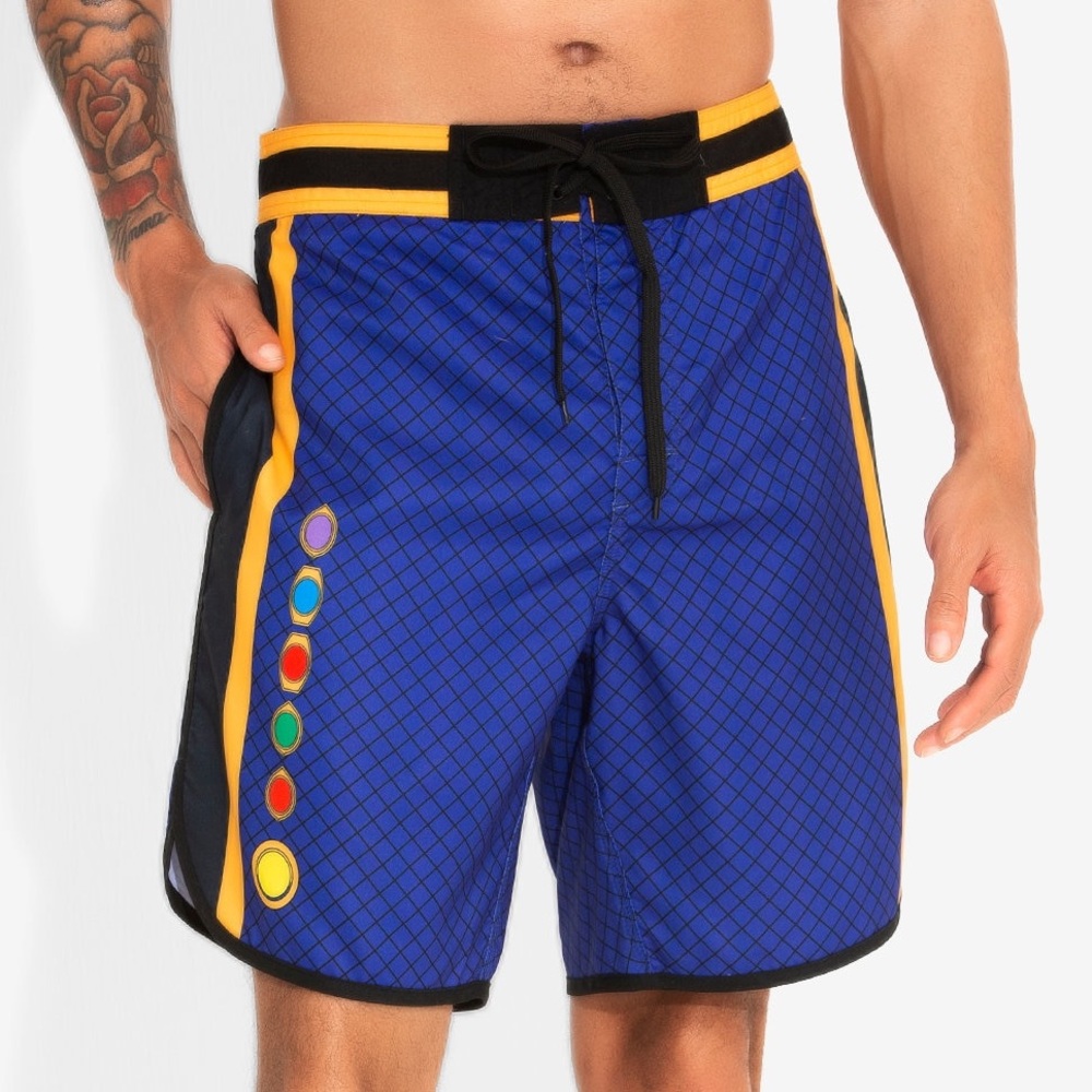 MARVEL AVENGERS: INFINITY WAR THANOS SWIM TRUNKS